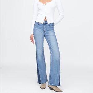 GAP High Rise Patched '70s Flare Jeans 32T